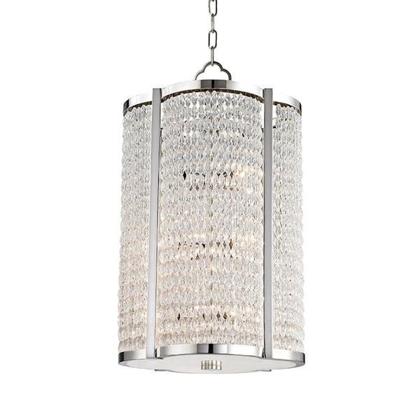 Polished Nickel 12-Light Pendant