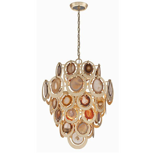 Gold Leaf 10-Light Pendant