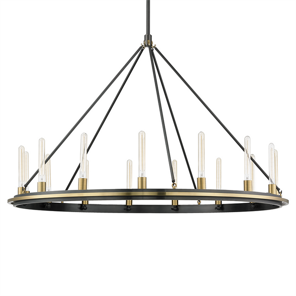 Pendant, 15-Light, Aged Old Bronze, 58.25"W (2758-AOB A5FKP)