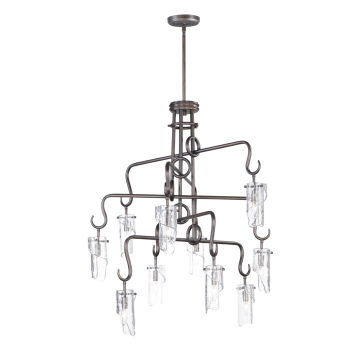 Citadel  Transitional Chandelier in Chestnut Bronze