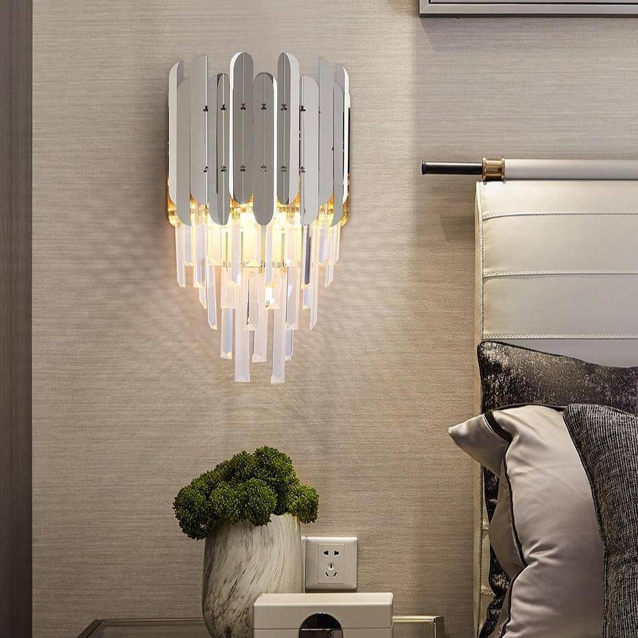 Legance Gold Plated Crystal Wall Sconce