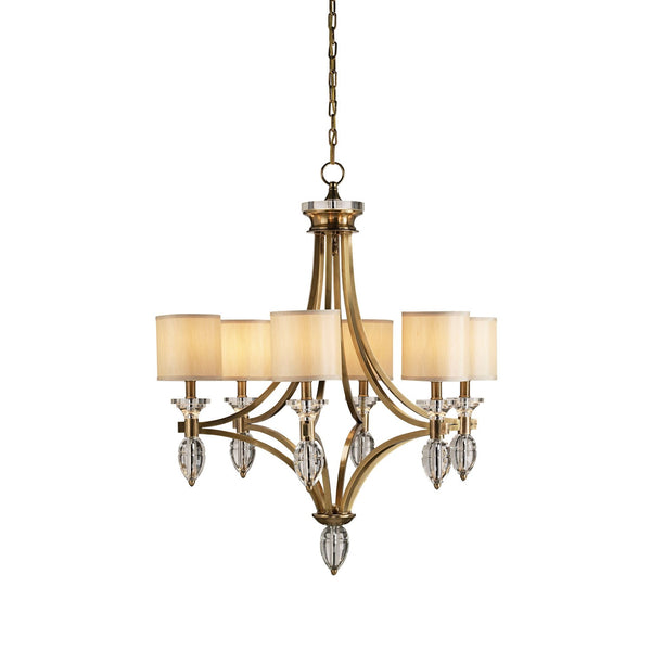 Currey & Company Sebastian Six-Light Chandelier