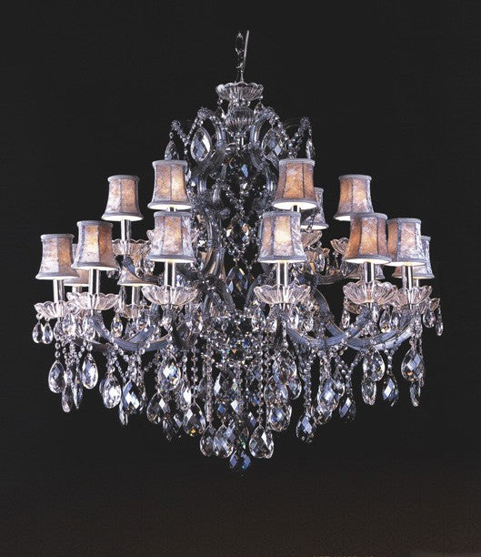 18 Light  Maria Theresa chandelier ,Lavender