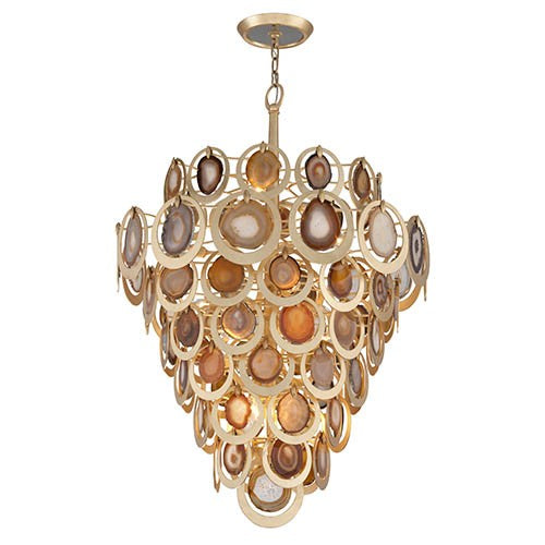 Gold Leaf 16-Light Pendant