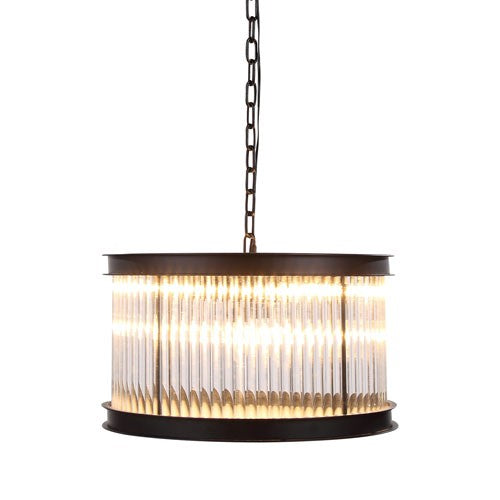 Royale Mocha Brown 20-Inch Six-Light Pendant