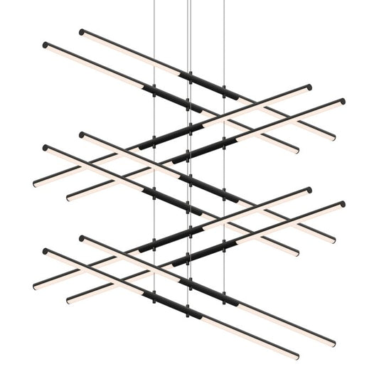 Tik-Tak�?Pendant Light in Satin Black