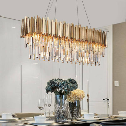 Gio Crystal Dining Room Light Fixture