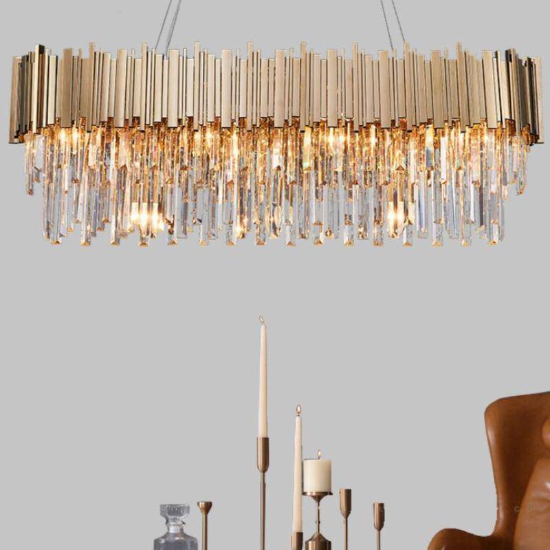 Gio Crystal Dining Room Light Fixture