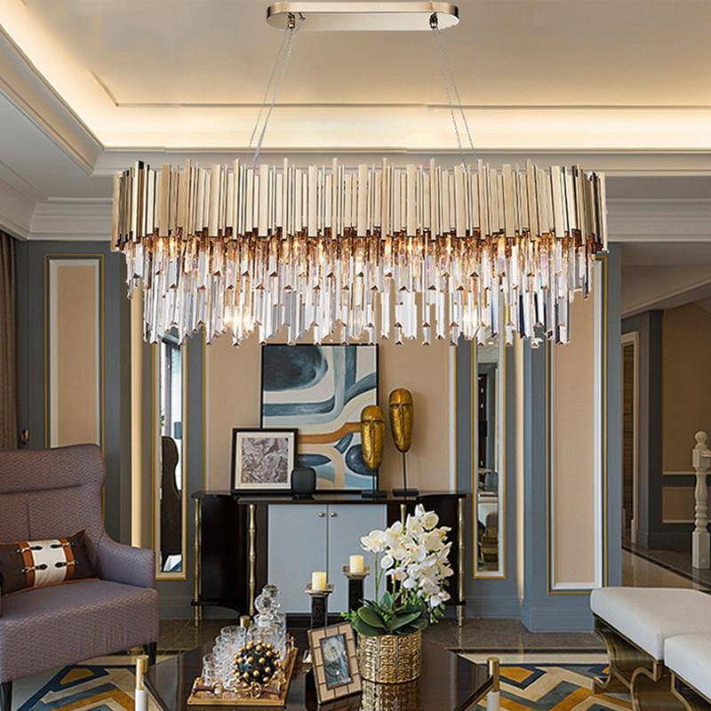 Gio Crystal Dining Room Light Fixture