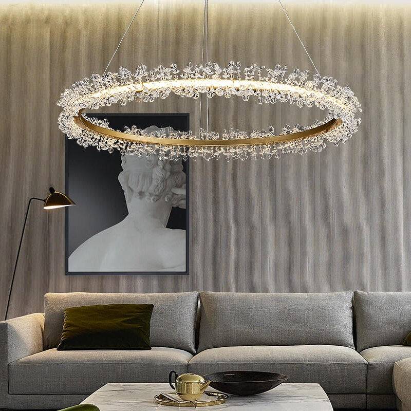 Capri Crystal Modern Light Fixture