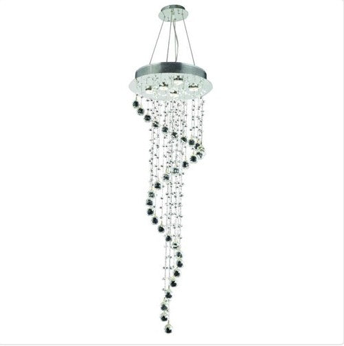 ChromeFive Light 50-in Chandelier