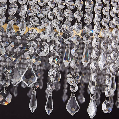 Adena Crystal Modern Ring Chandelier