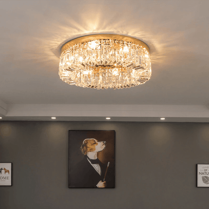 Specchio Crystal Ceiling Light Fixture