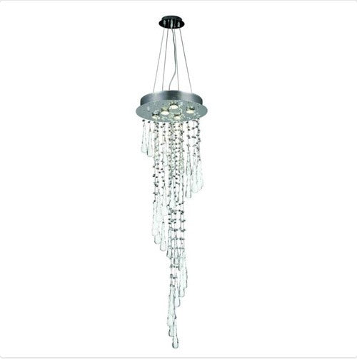 ChromeFive Light 48-in Chandelier