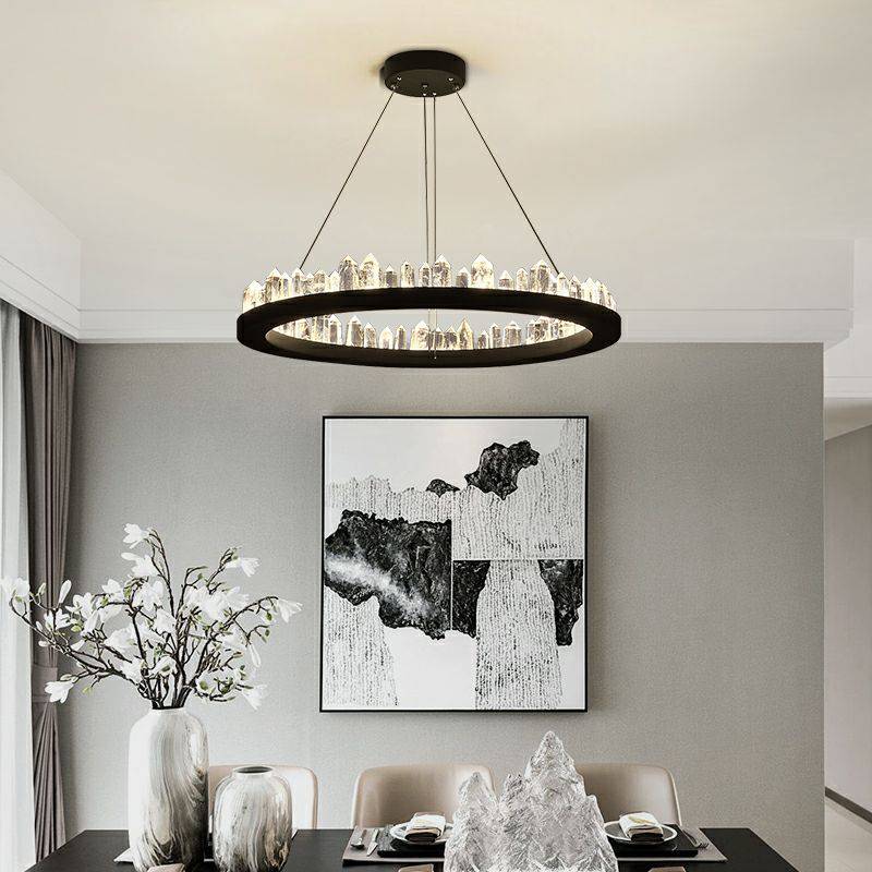 Villa Crystal Wheel Chandelier