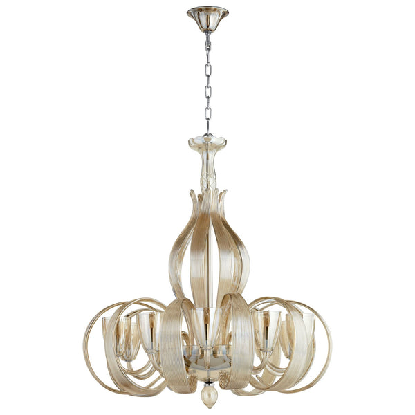 Cyan Design Lucille Cognac Ten-Light Chandelier