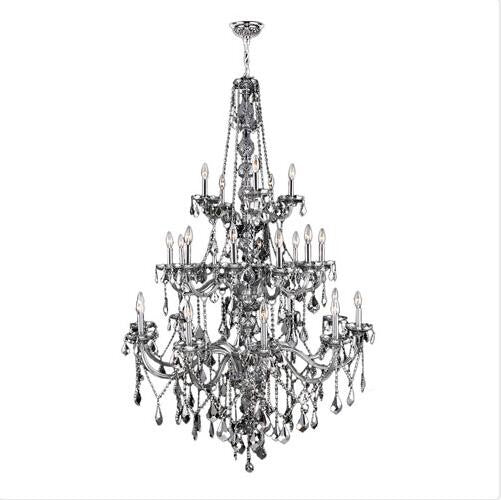 Polished Chrome Twenty-Five Light Chandelier