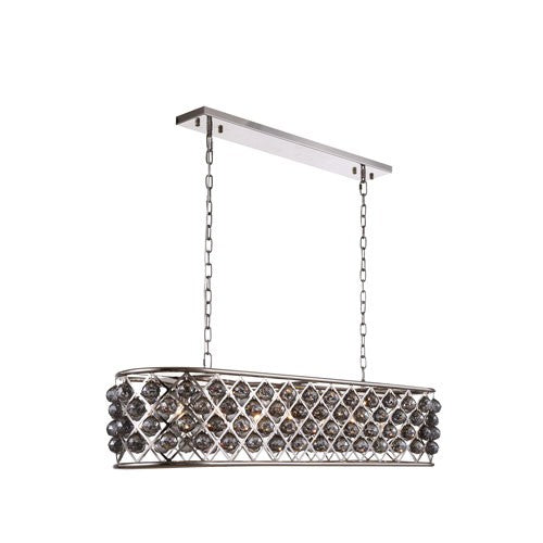 Madison Polished Nickel Seven-Light Pendant