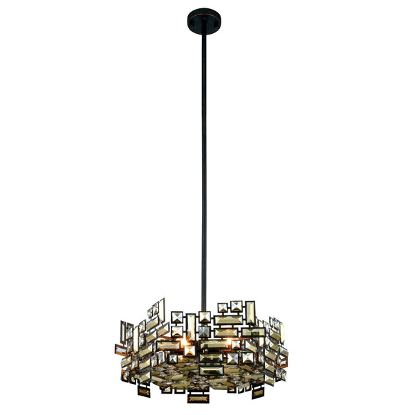 Picasso Dark Bronze 20-Inch Six-Light Pendant