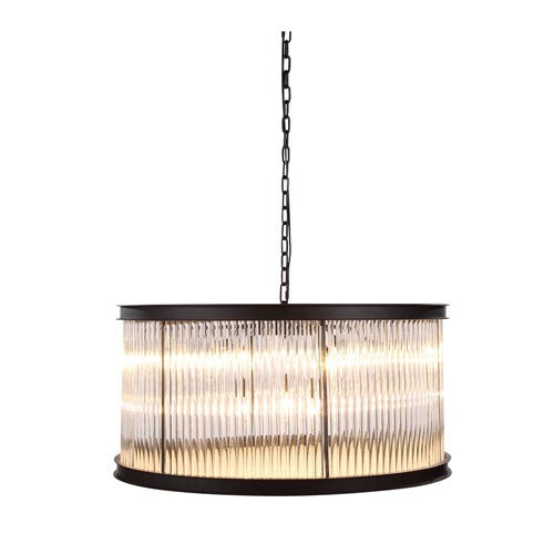 Royale Mocha Brown 20-Inch Six-Light Pendant