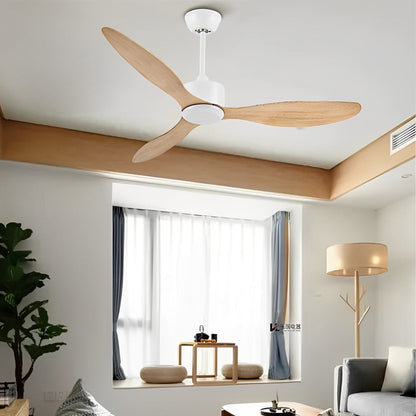 3 Blades Mute LED Dimmable with Remote Modern Ceiling Fans with Lights