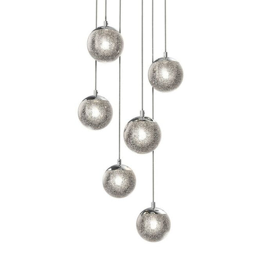 Champagne Bubbles 6-Light LED Pendant Light