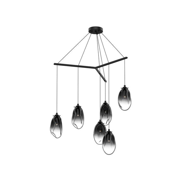 Liquid Pendant Light in Satin Black