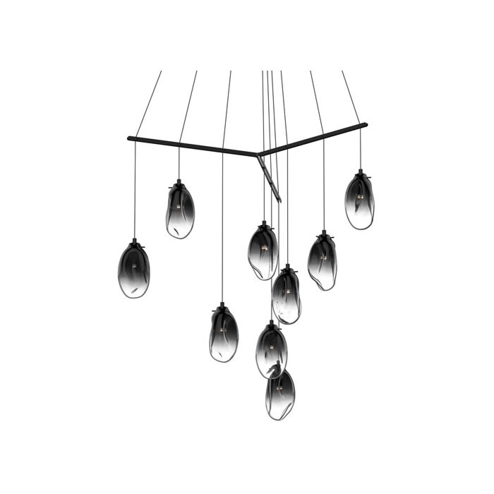 Liquid Pendant Light in Satin Black