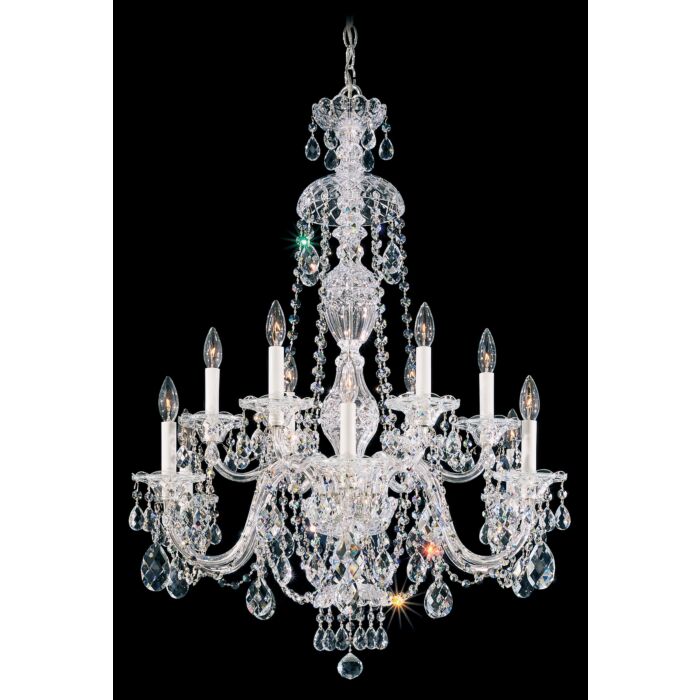 Sterling 12-Light Chandelier in Gold