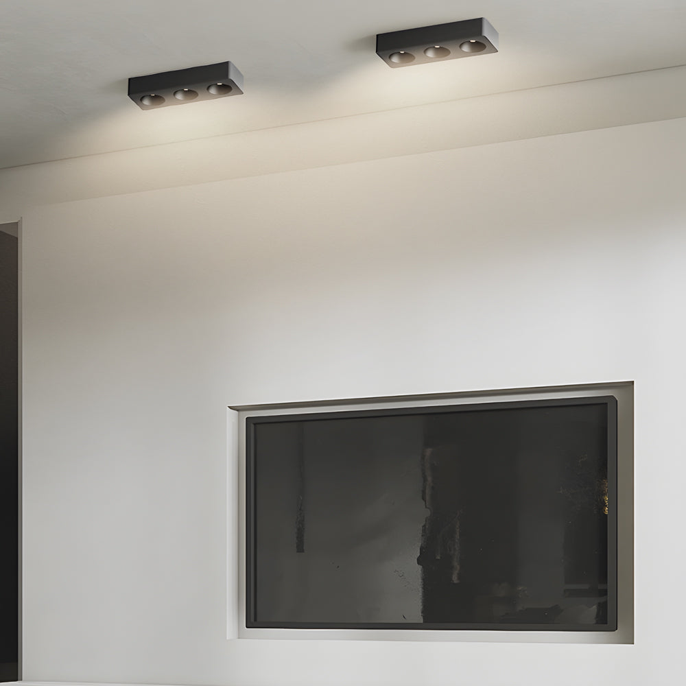 Square LED Anti-Glare Flush Mount Ceiling Light