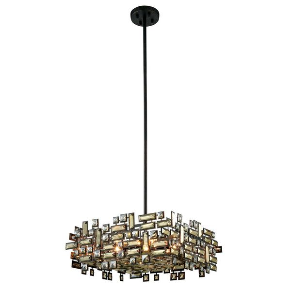 Picasso Dark Bronze 21-Inch Six-Light Pendant