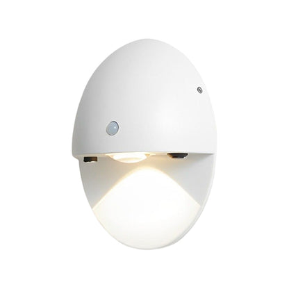 Oval Shape USB Rechargeable Motion Sensor Magnetic Modern Wall Lamp