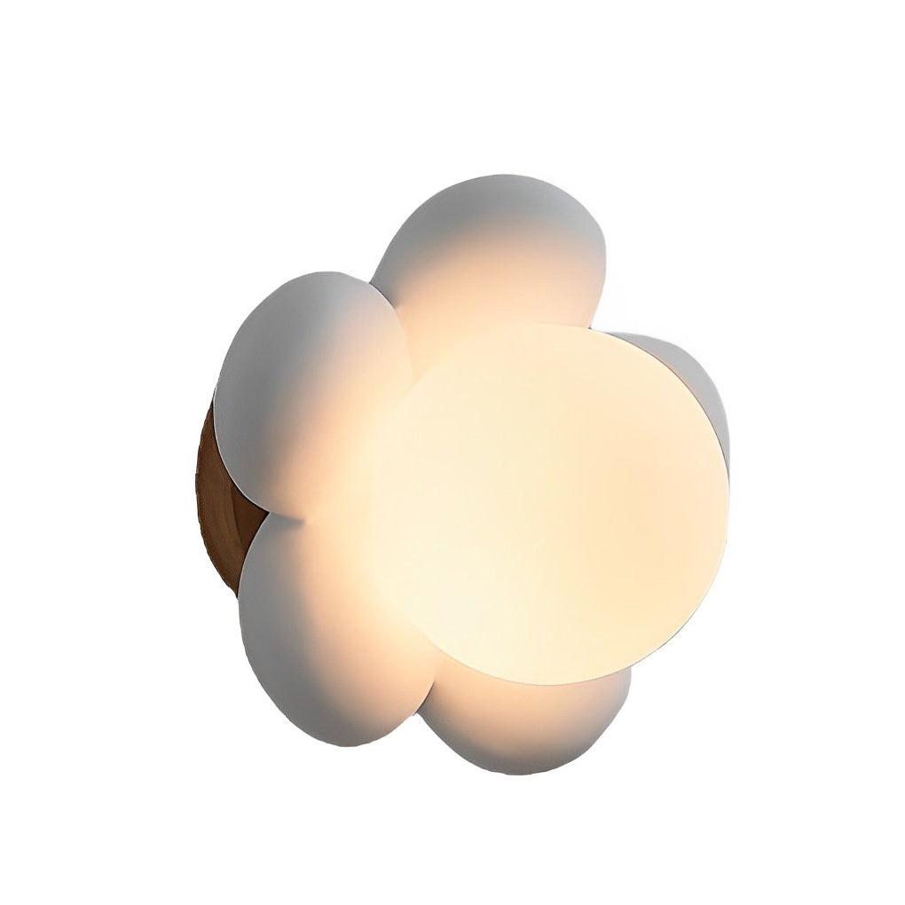 Cute Flower Creative Nordic Wall Lamp Bedroom Wall Sconces Lighting