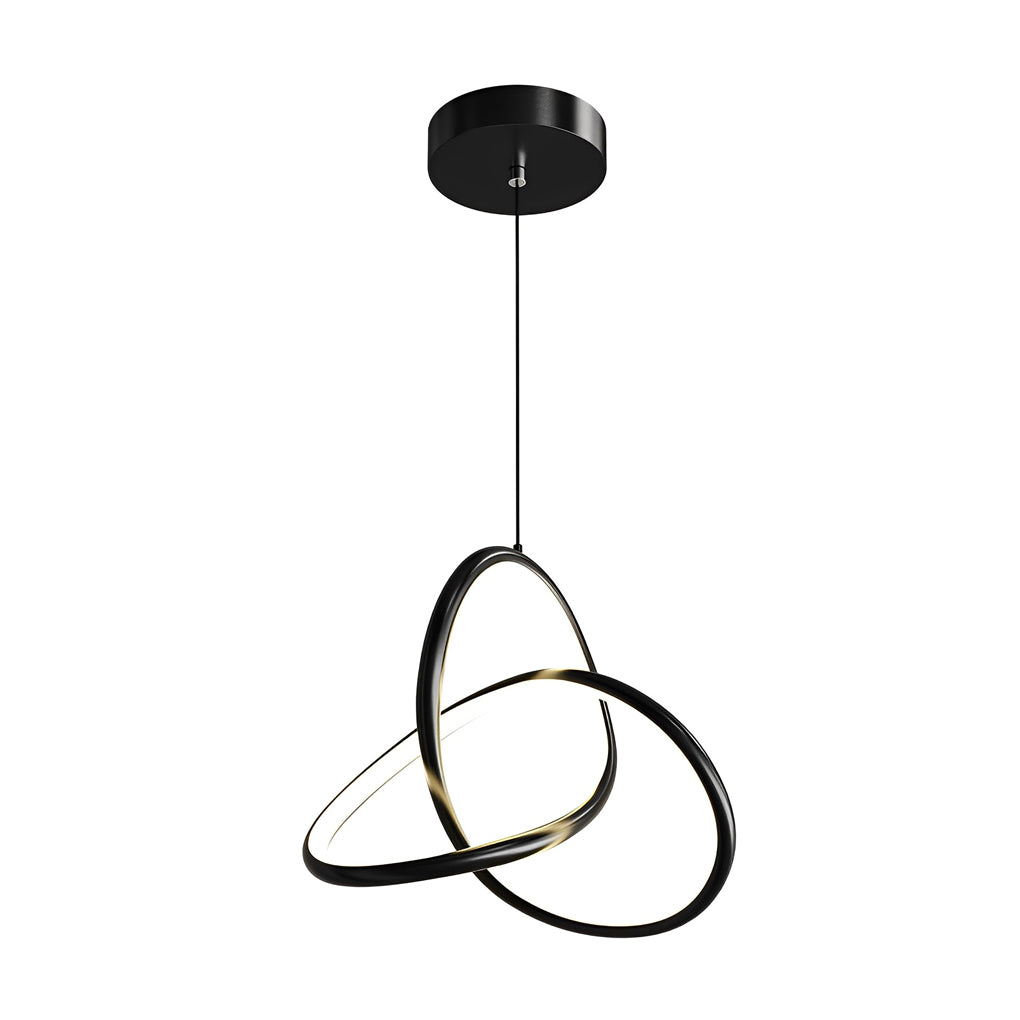 Circular Rings Creative Three Step Dimming LED Modern Chandelier Light