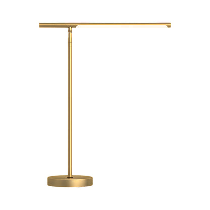 Copper Linear Brass LED Desk Lamp with Adjustable Angle for Focused Lighting