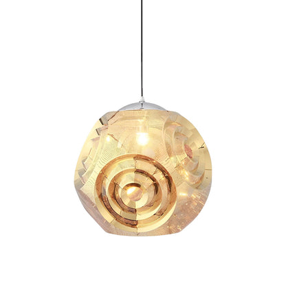 Creative Irregular Circular Stainless Steel Post-modern Chandelier Light