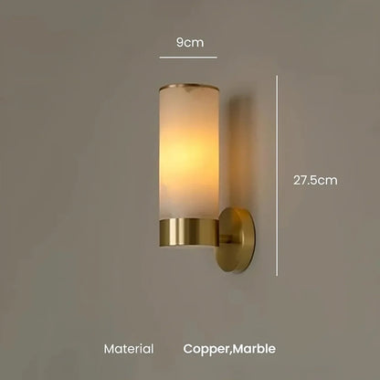 Moonshade Natural Marble Sconce Light