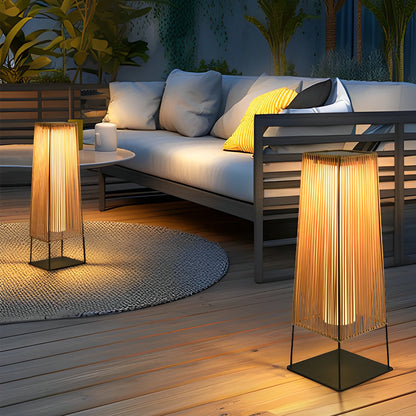 Rubber Solar LED Outdoor Floor Lamp