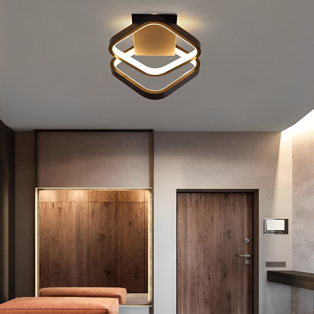 Geometric Shape LED Modern Ceiling Lights Flush Mount Lighting Ceiling Lamp