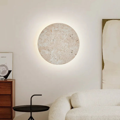 Natural Travertine Wall Sconce