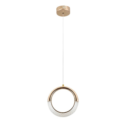 Moon Rings LED Electroplated Nordic Small Chandelier Light Pendant Lighting