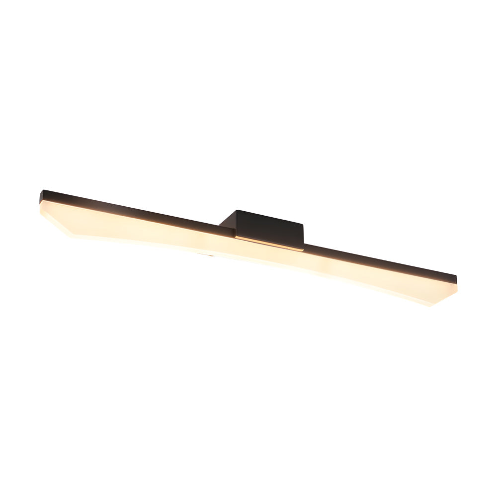 Ultra-Sleek Curved Linear LED Vanity Light for Modern Bathrooms