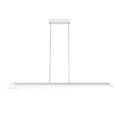 Minimalist Creative Strip LED Neutral Light Metal Modern Chandelier