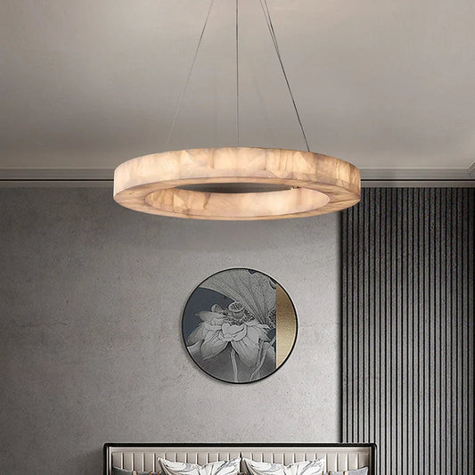 Natural Marble Modern Chandelier