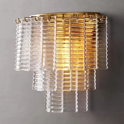 Palermo Clear Crystal Wall Sconce