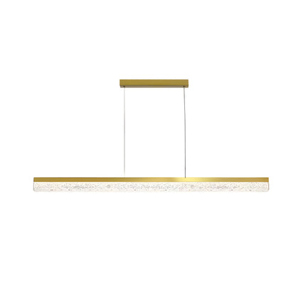 47.24'' 1-Light Linear LED Dimmable Kitchen Island Pendant - Black/Bronze