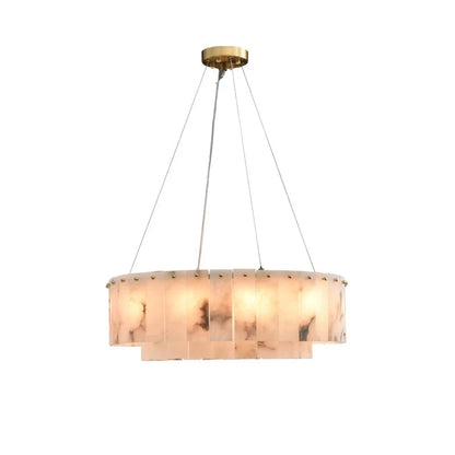 Moonshade Natural Marble Chandelier