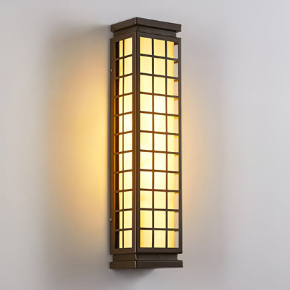 Classic Rectangular T5 Waterproof Vintage Outdoor Wall Lights Fixture