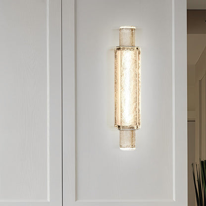 Minimalist Electroplated Crystal Glass LED Post-modern Wall Sconce Lighting