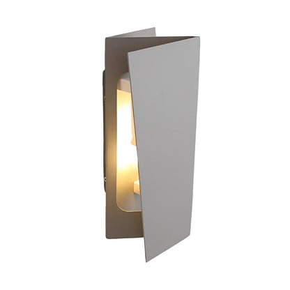 Folding Rectangular Iron LED up and Down Lighting Modern Wall Lamp